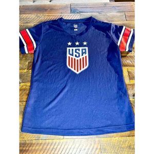 USA Blue National Soccer Womens Ladies MEN SHIRT world cup jersey